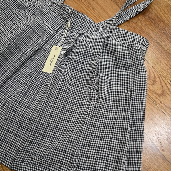 Max Studio Monochrome Checkered Jumpsuit - Picture 12 of 12